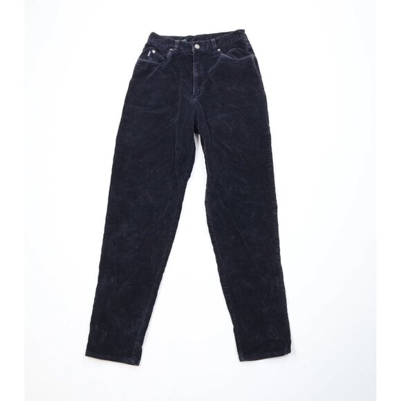 Vintage 90s Ralph Lauren Womens 4 Faded Spell Out Tapered Corduroy Chino Pants - Picture 1 of 14